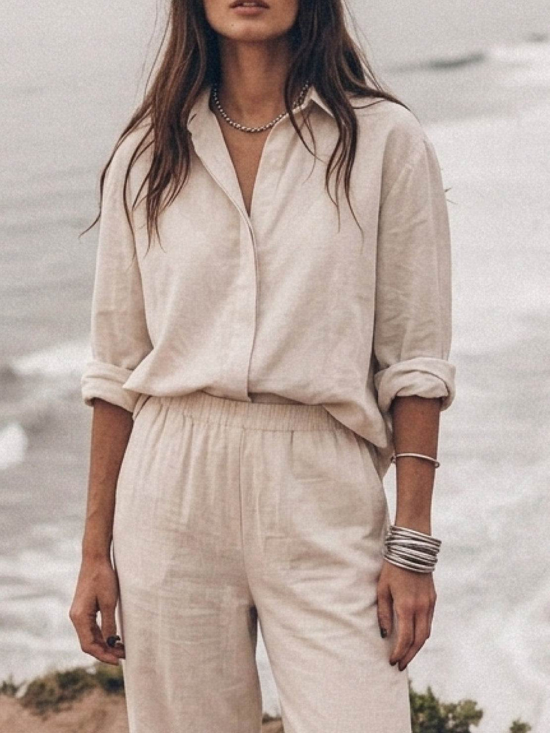 Harper™ | Pure Cotton Relaxed Set