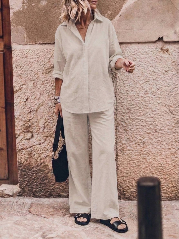 Harper™ | Pure Cotton Relaxed Set