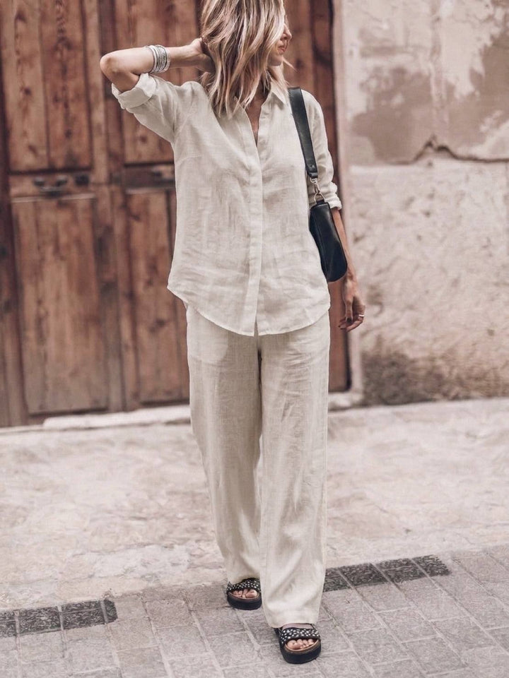 Harper™ | Pure Cotton Relaxed Set
