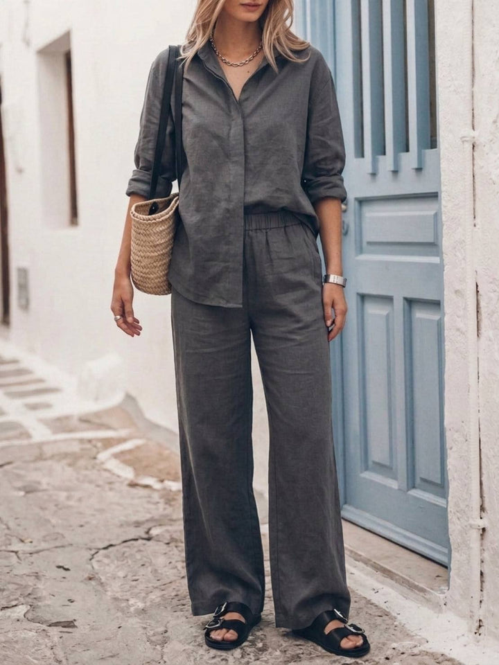 Harper™ | Pure Cotton Relaxed Set