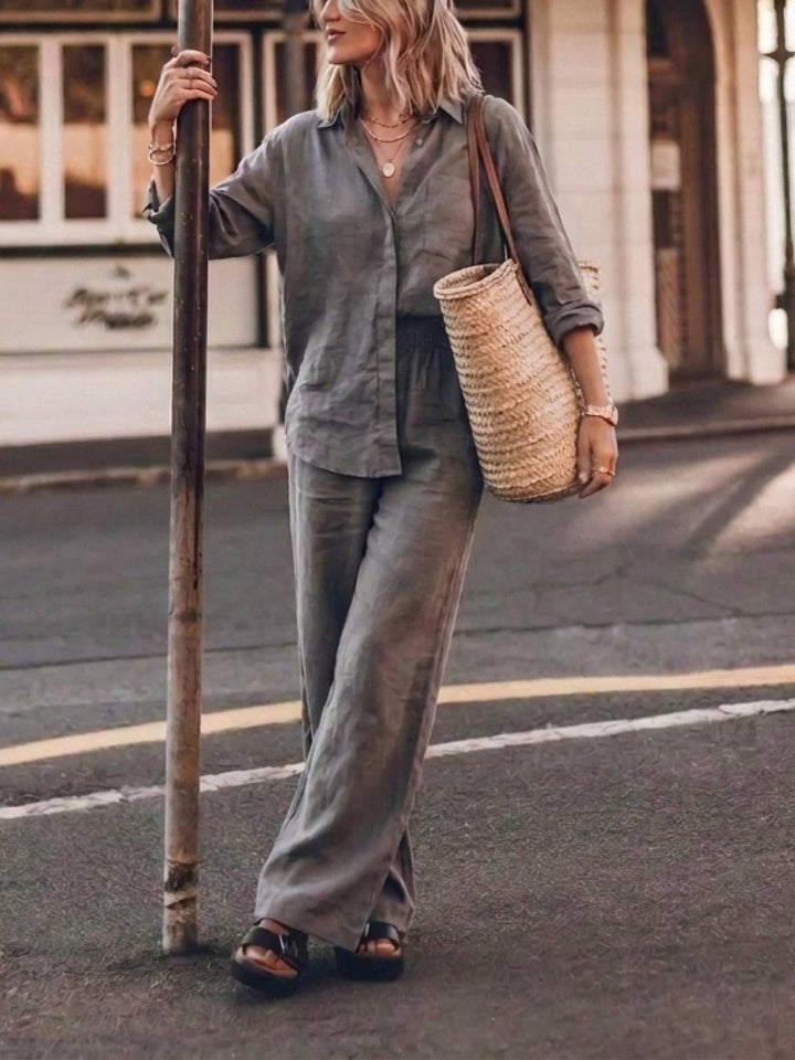 Harper™ | Pure Cotton Relaxed Set