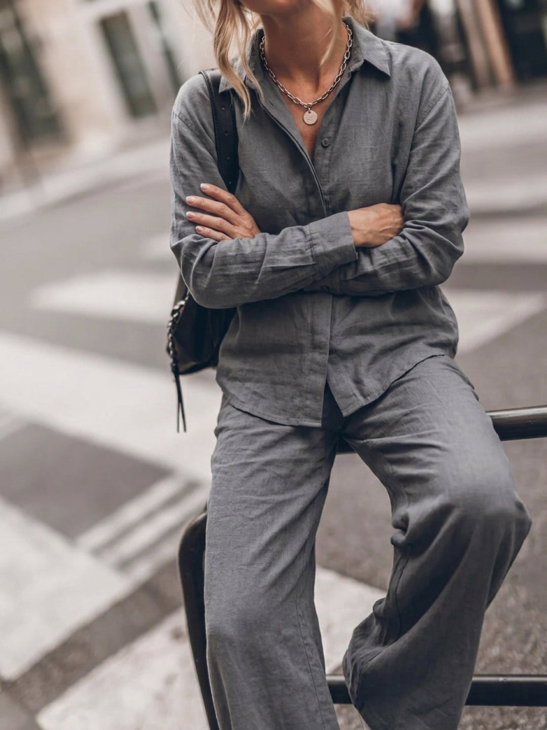 Harper™ | Pure Cotton Relaxed Set