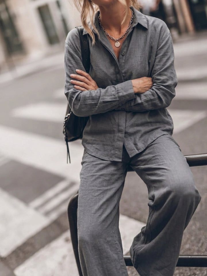 Harper™ | Pure Cotton Relaxed Set