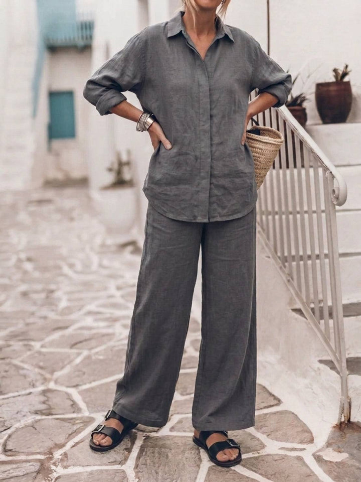 Harper™ | Pure Cotton Relaxed Set