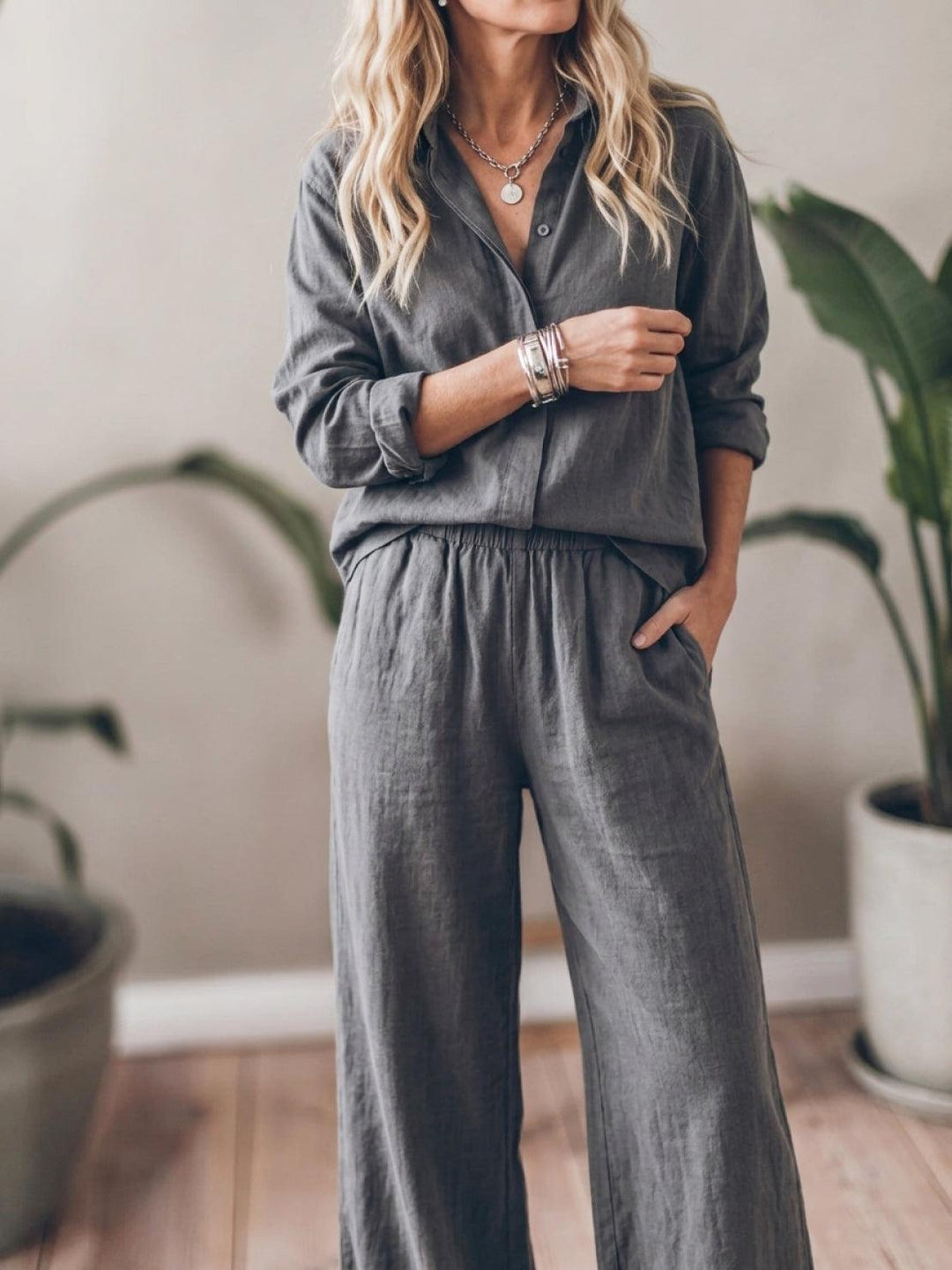 Harper™ | Pure Cotton Relaxed Set