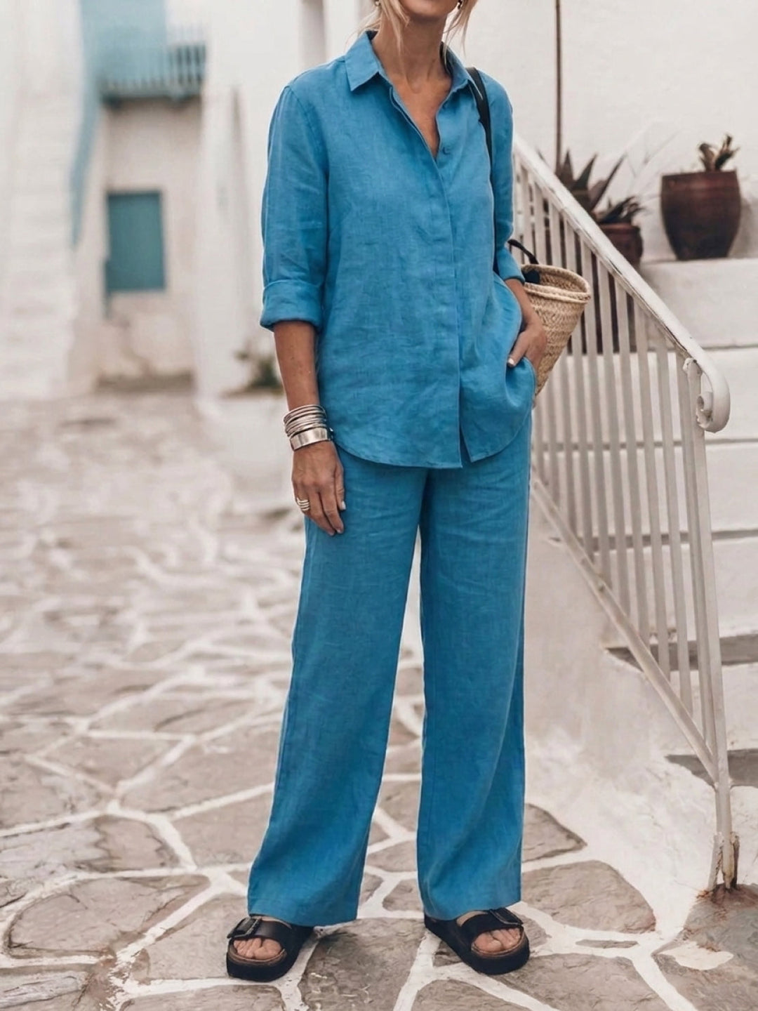 Harper™ | Pure Cotton Relaxed Set