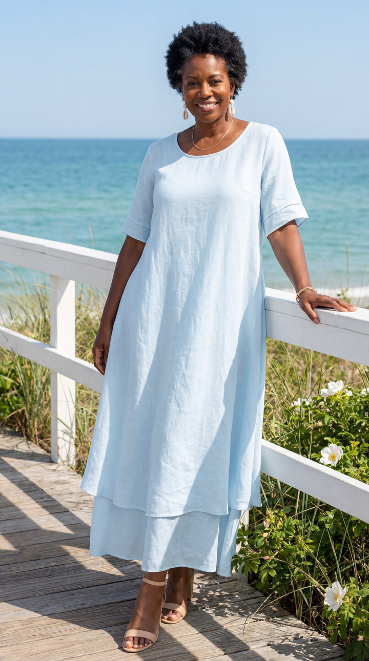 Nancy | Fluid Tiered Maxi Dress