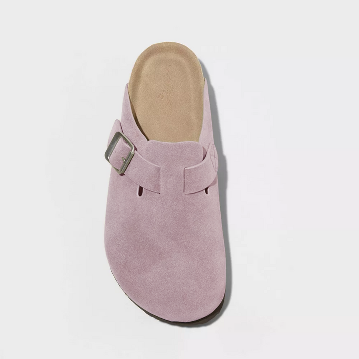 Emma | Comfort Suede Clogs