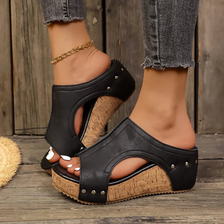 Linda | Comfort Wedge Sandals