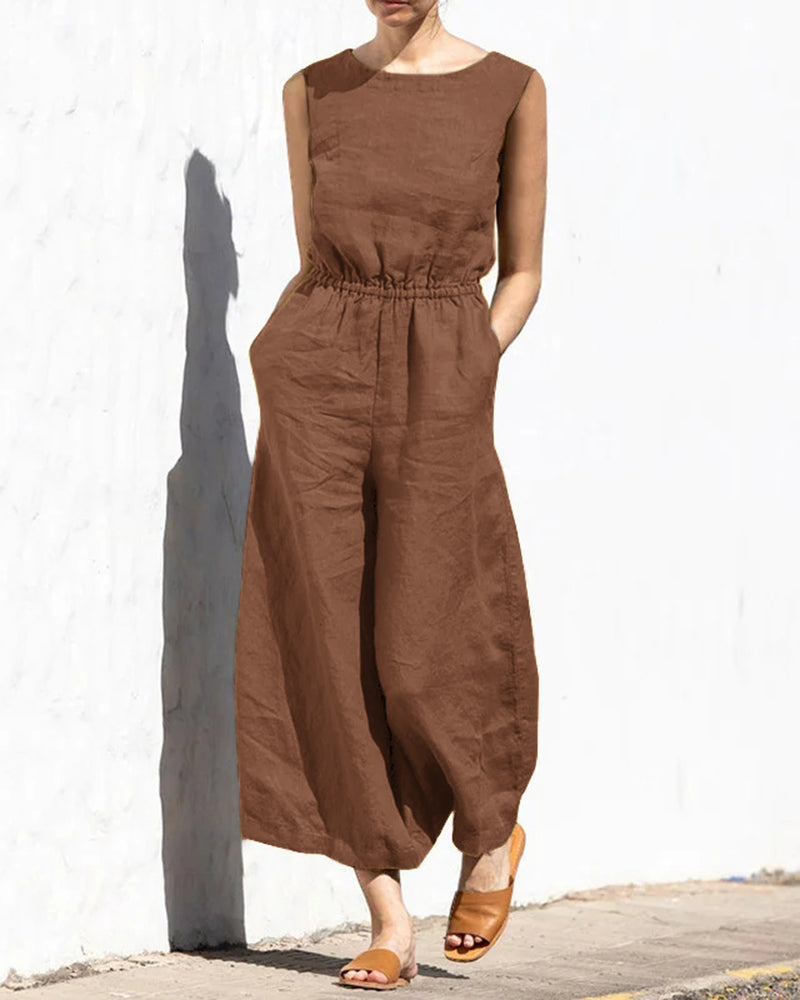 Cissy | Linen Look Jumpsuit