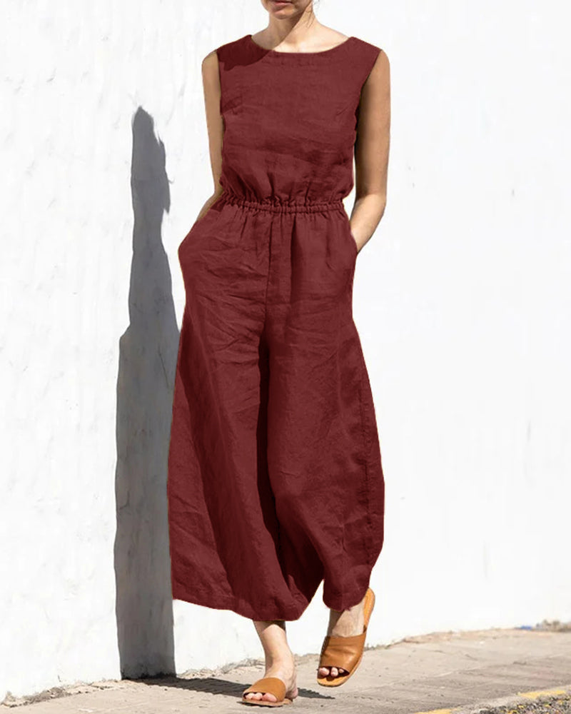 Cissy | Linen Look Jumpsuit