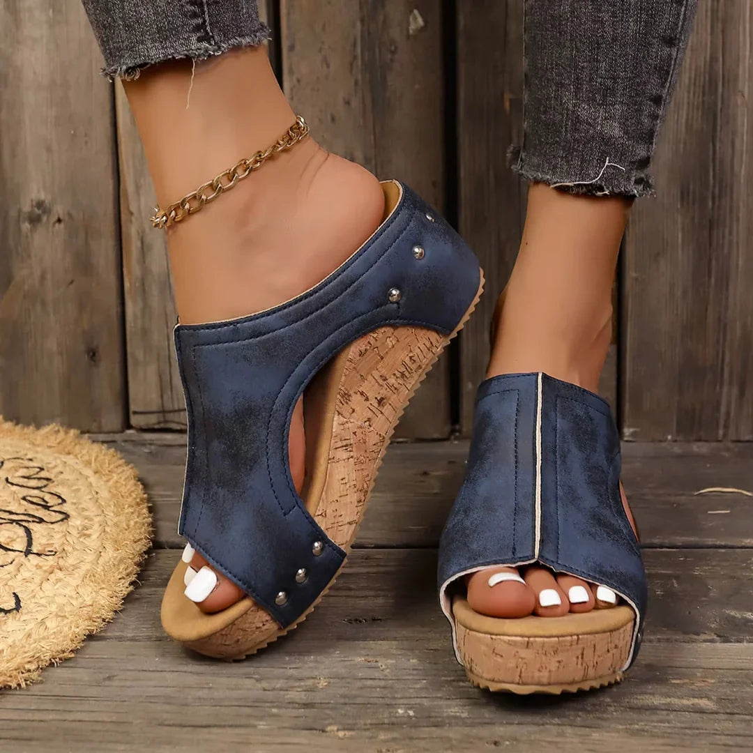 Linda | Comfort Wedge Sandals