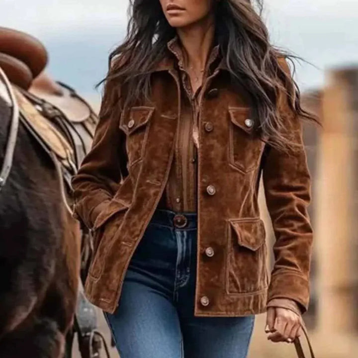 Vivian - Western Style Utility Jacket