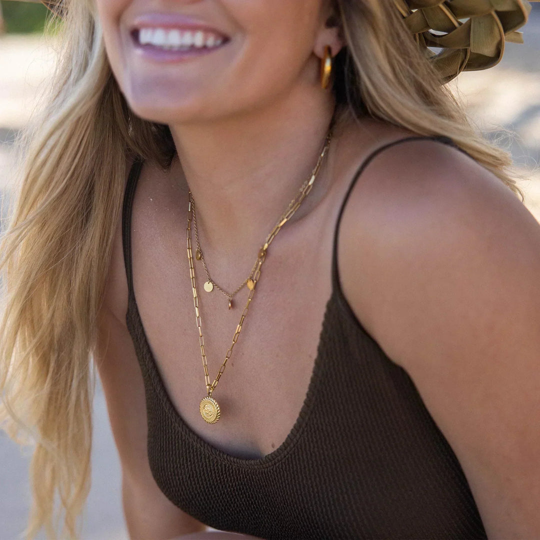 Thessalya | Buddha 18k Gold Necklace