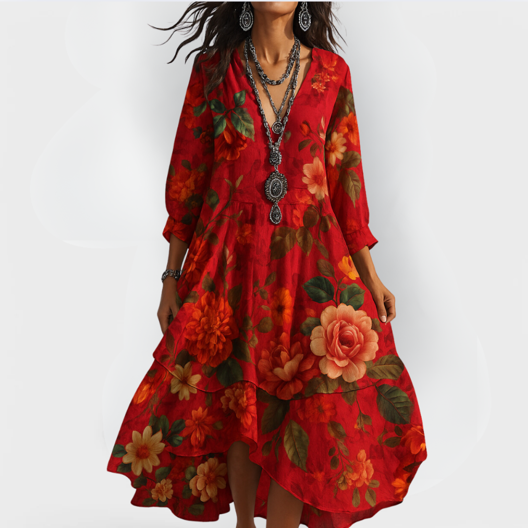 Isla | Stylish Summer Floral Dress