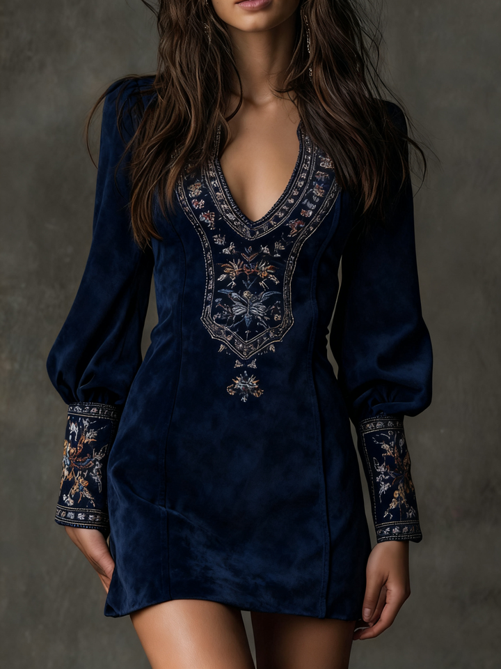 Sloane™ | Embroidered Mini Dress
