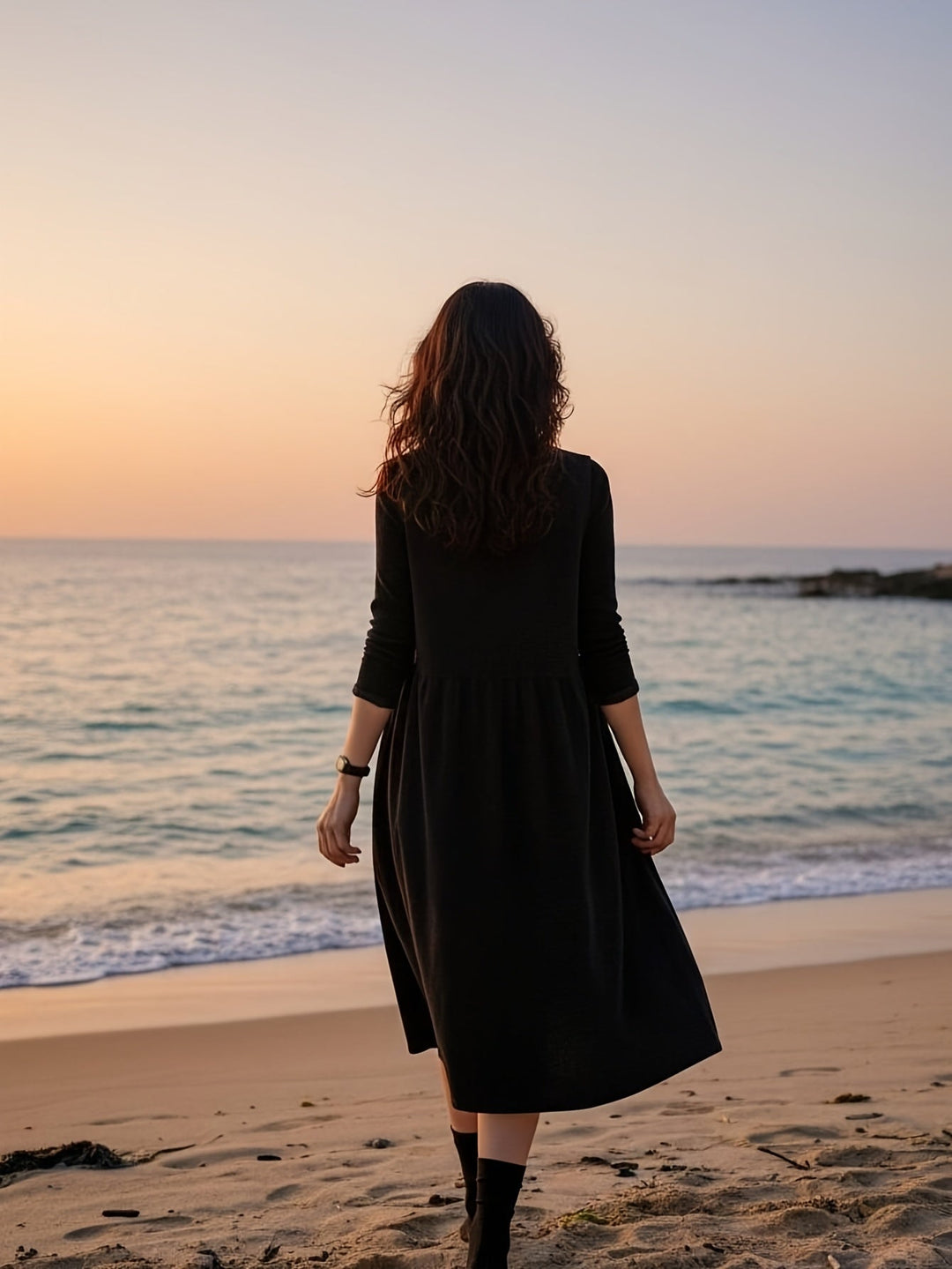 Velora |  Midi Vest Dress