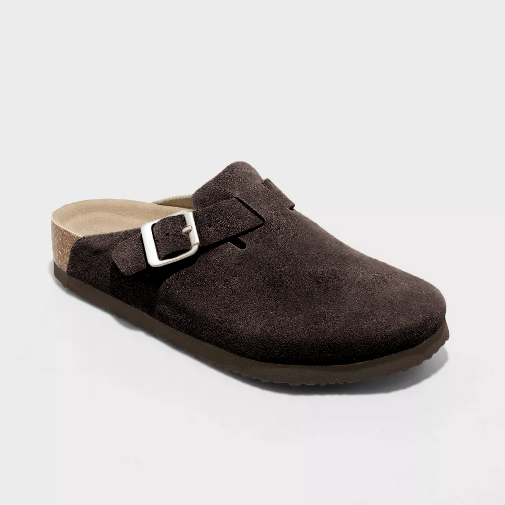 Emma | Comfort Suede Clogs