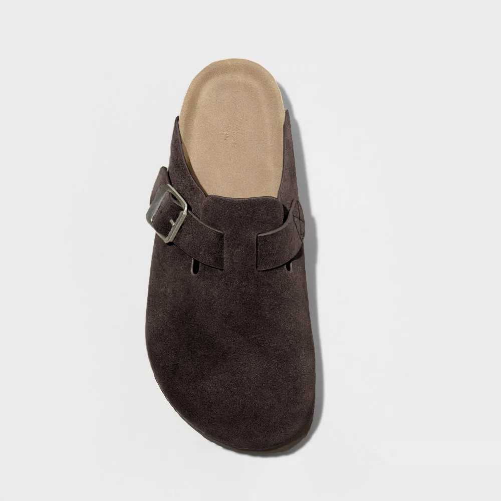 Emma | Comfort Suede Clogs