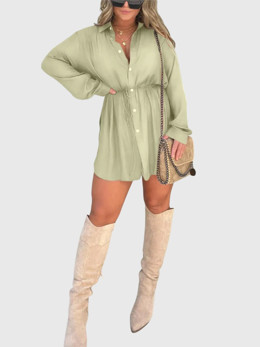 Annie | Elegant Romper Dress