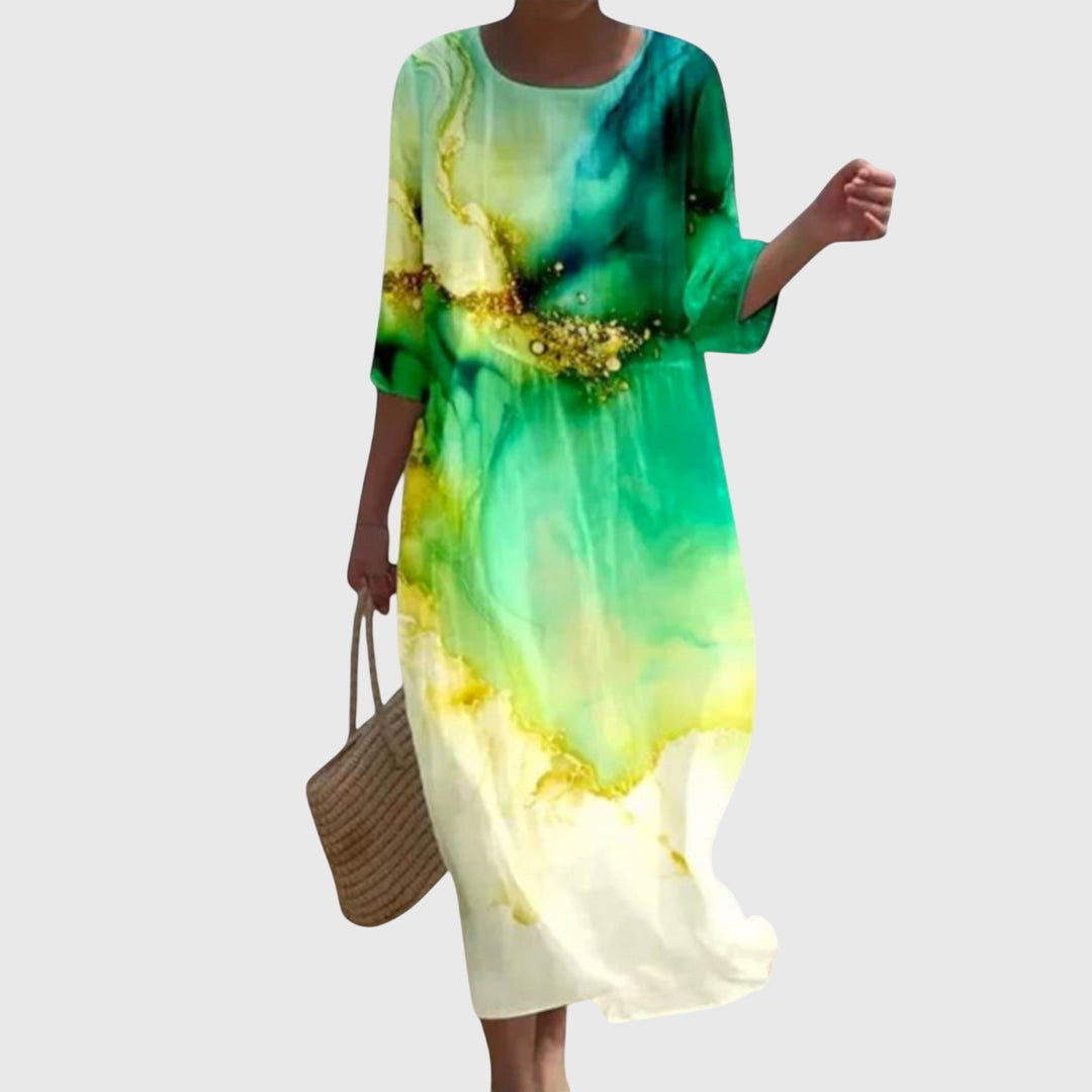 Annie | Stylish Floral Maxi Dress