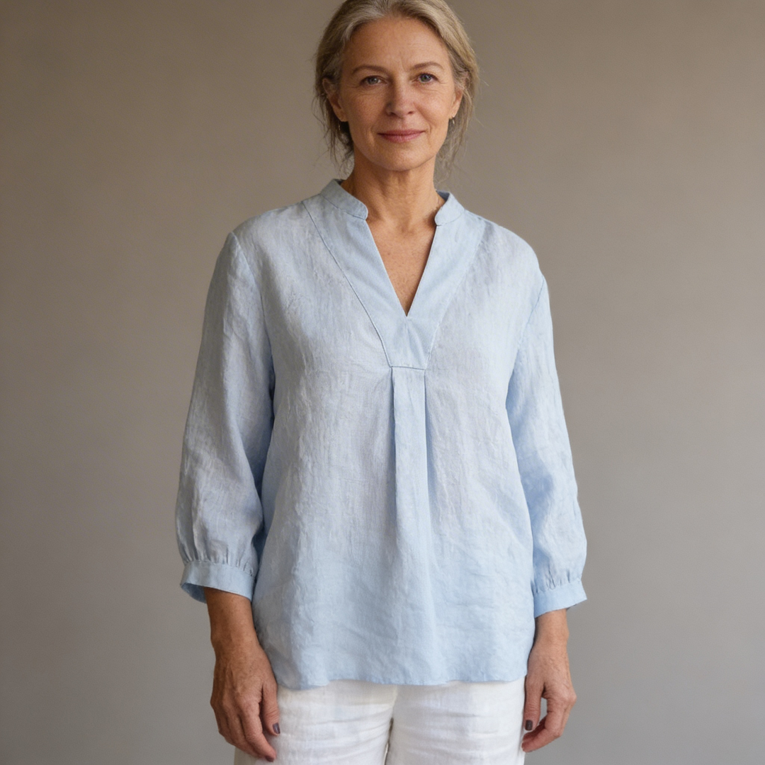Evelyn | Linen Blouse