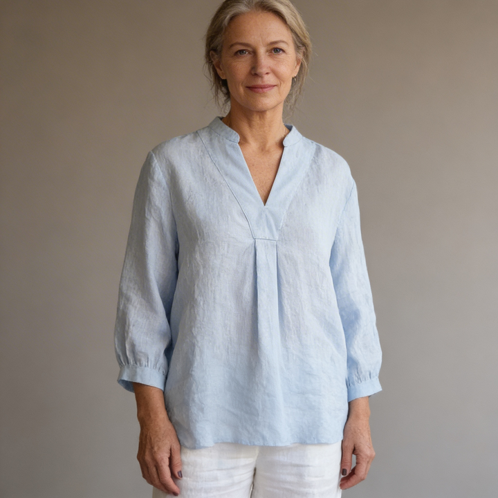 Evelyn | Linen Blouse
