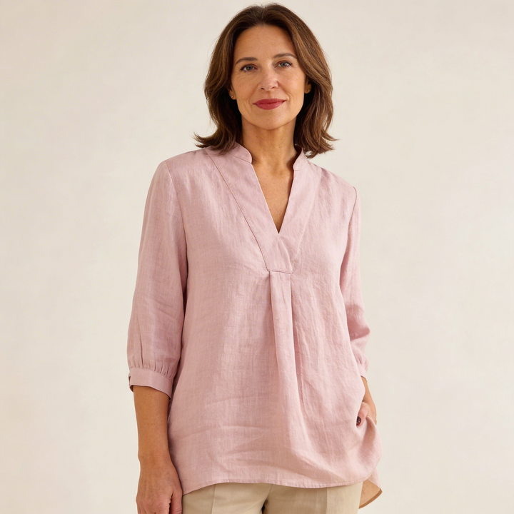 Evelyn | Linen Blouse
