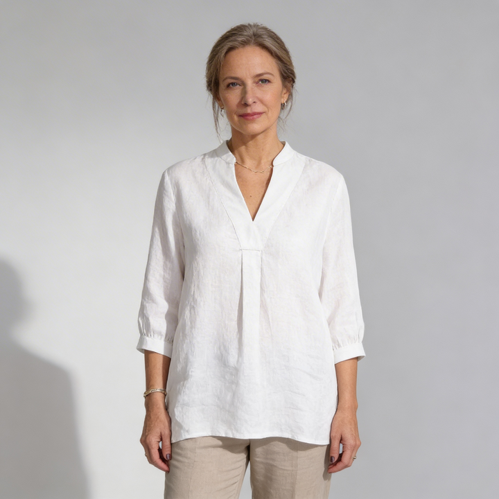 Evelyn | Linen Blouse