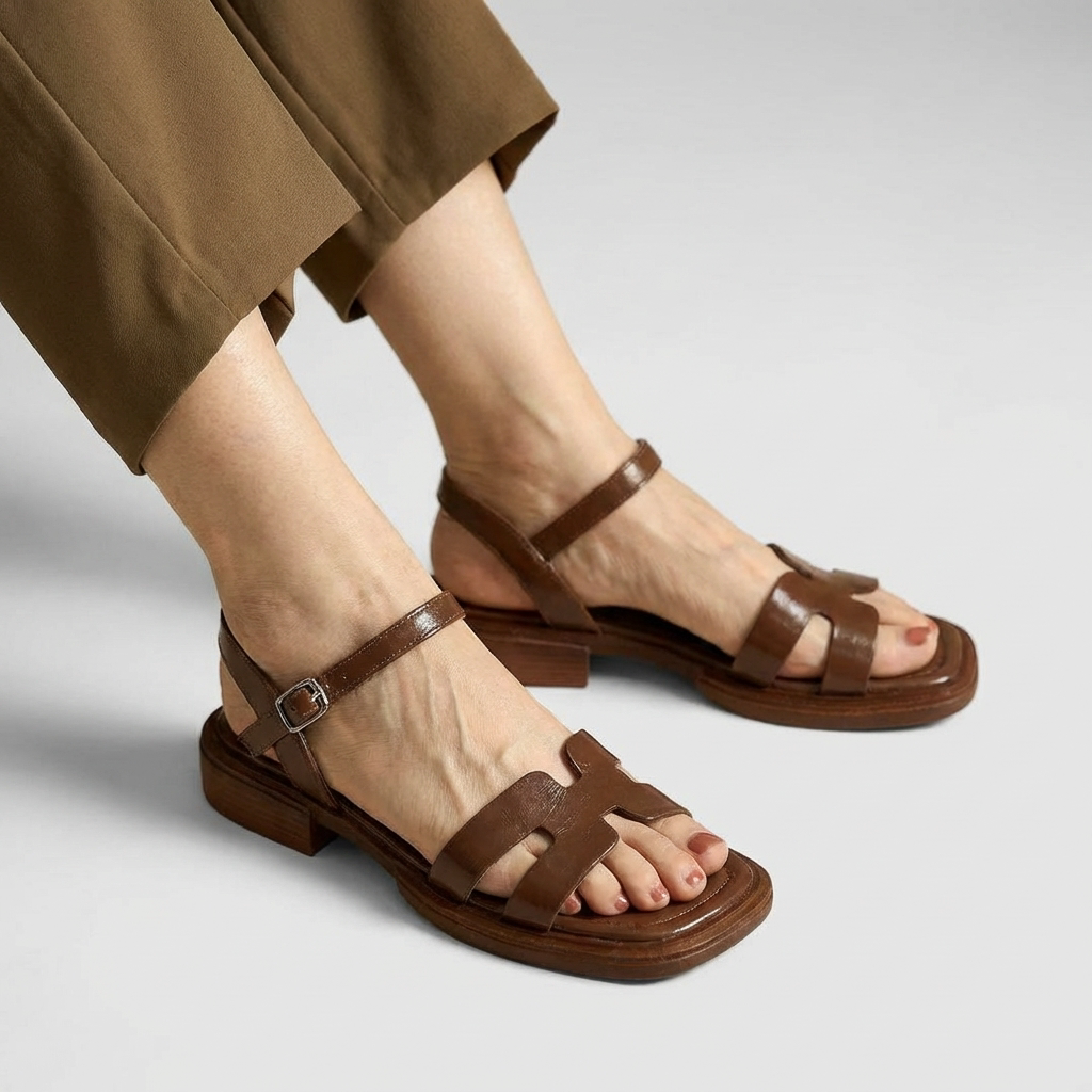 Deliane | Sophisticated Flat Sandals