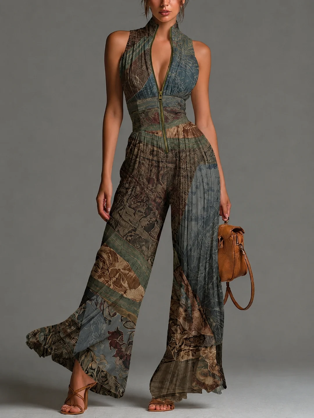 LAURA | ELEGANT PLEATED JUMPSUIT