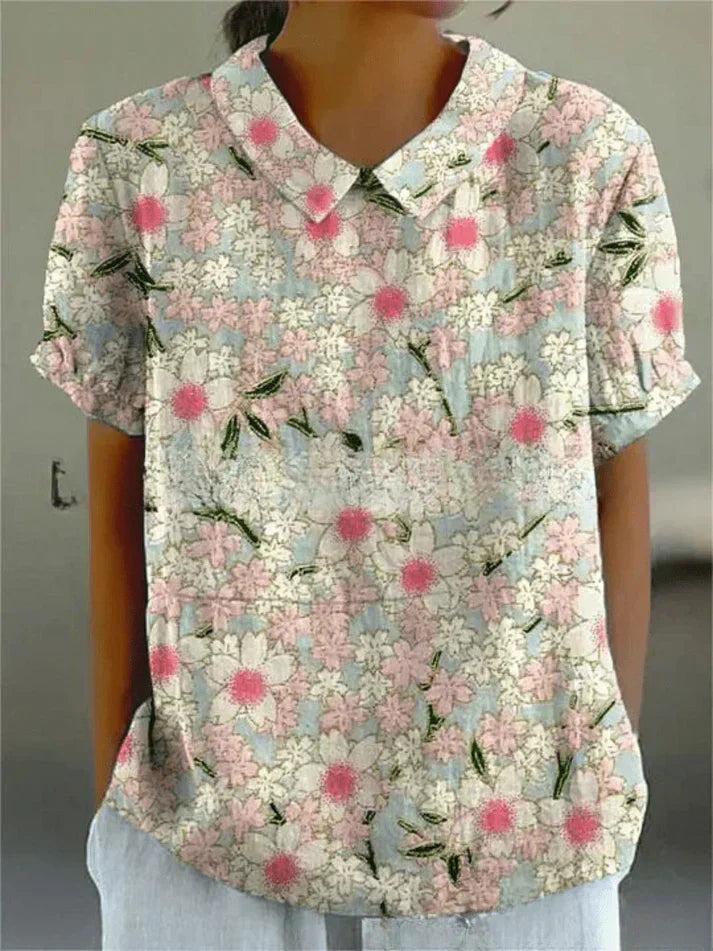 Inga | Stylish Casual Floral Blouse