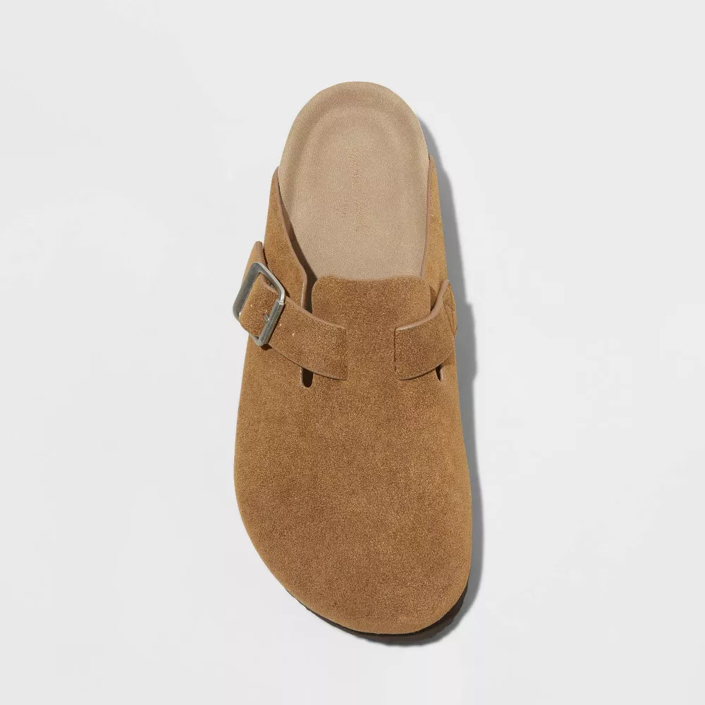 Emma | Comfort Suede Clogs