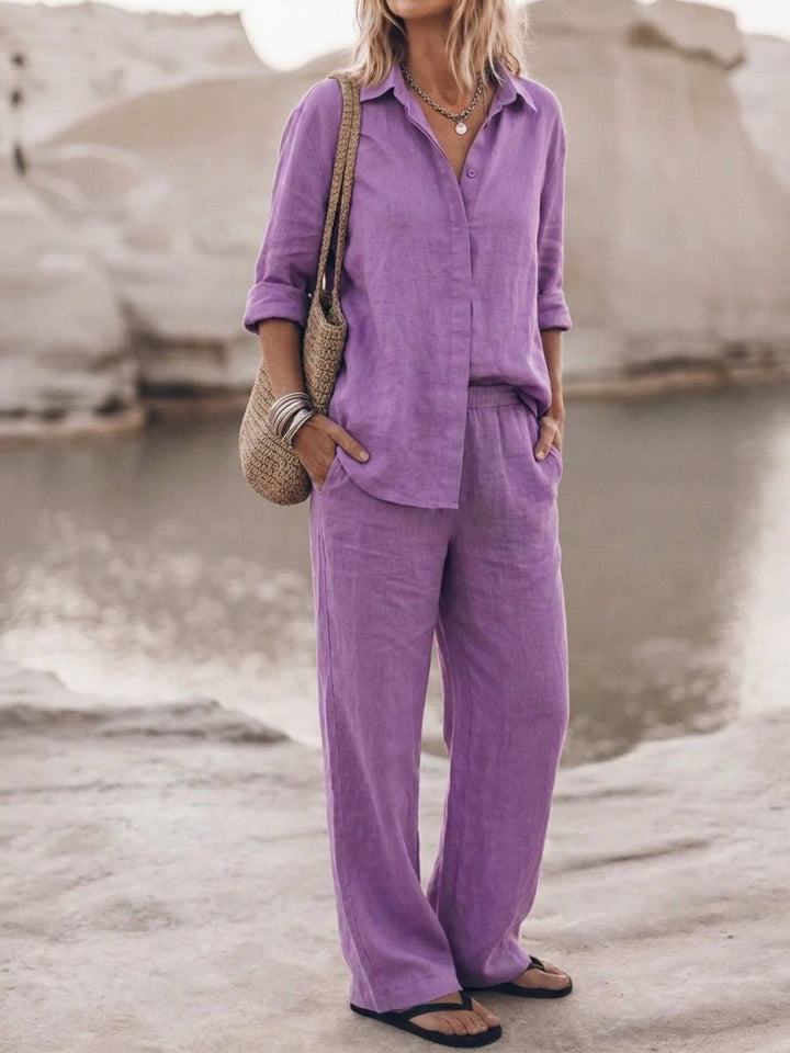Harper™ | Pure Cotton Relaxed Set