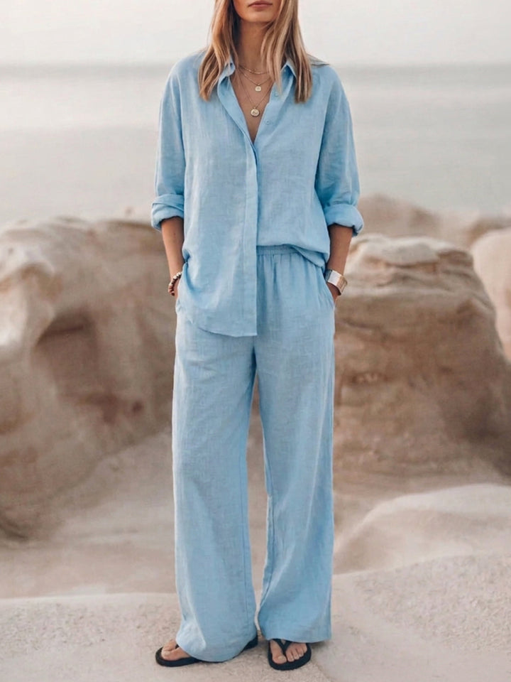 Harper™ | Pure Cotton Relaxed Set