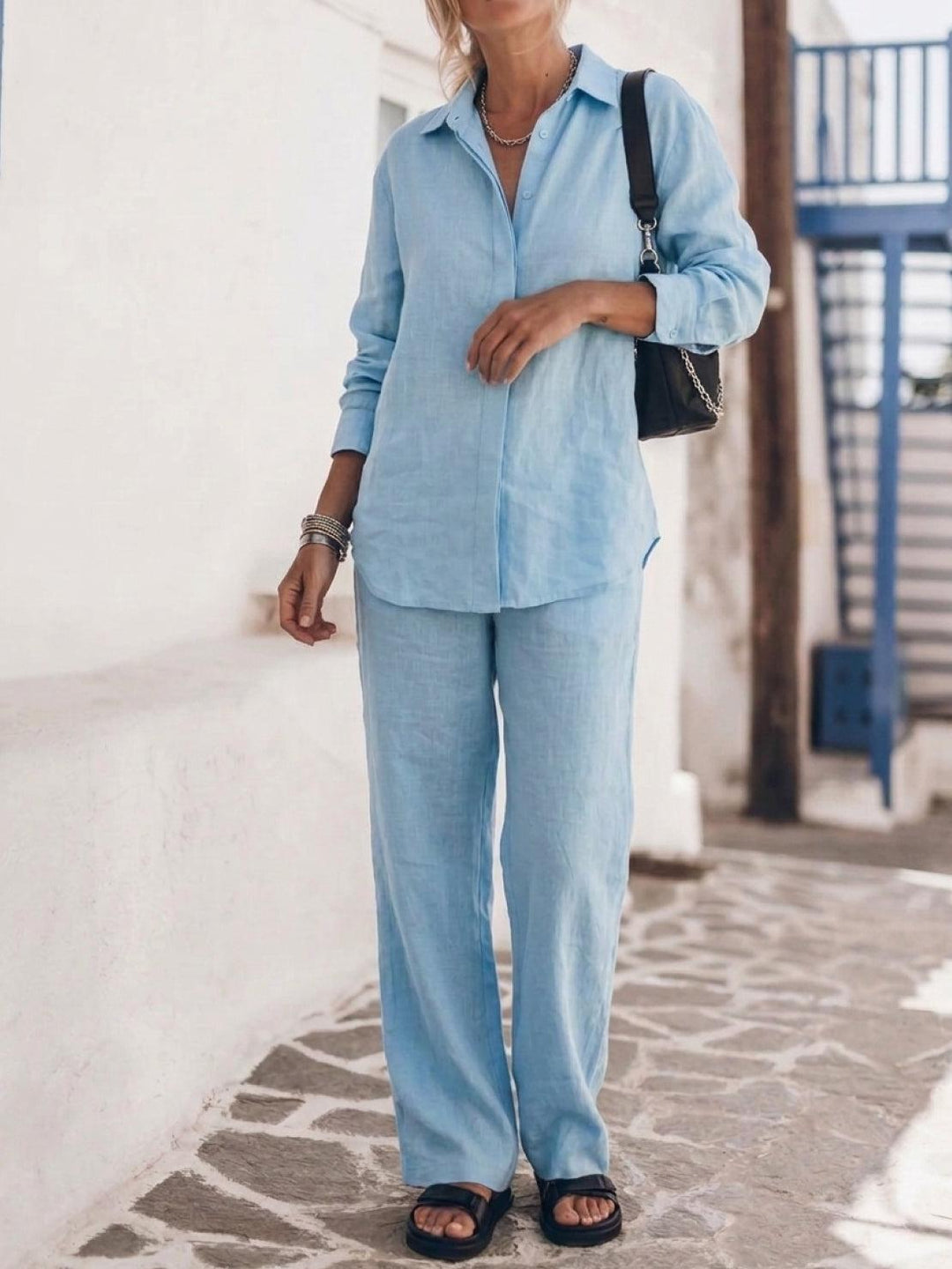 Harper™ | Pure Cotton Relaxed Set