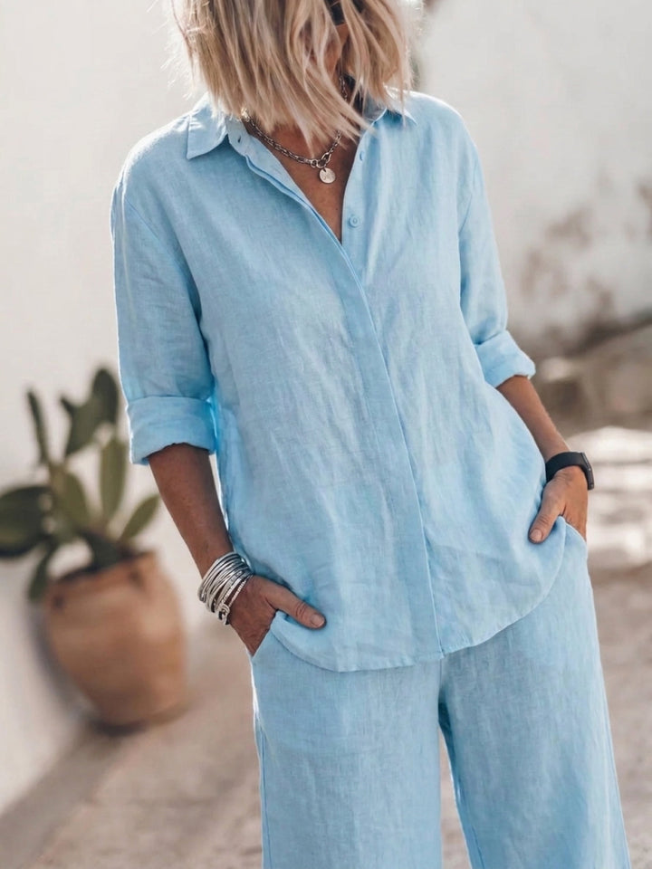 Harper™ | Pure Cotton Relaxed Set