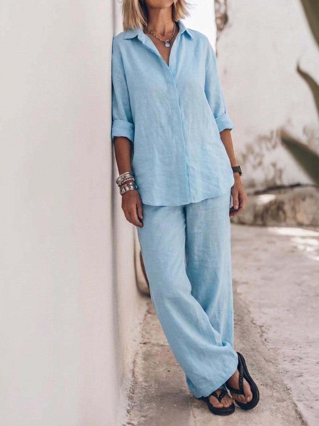 Harper™ | Pure Cotton Relaxed Set