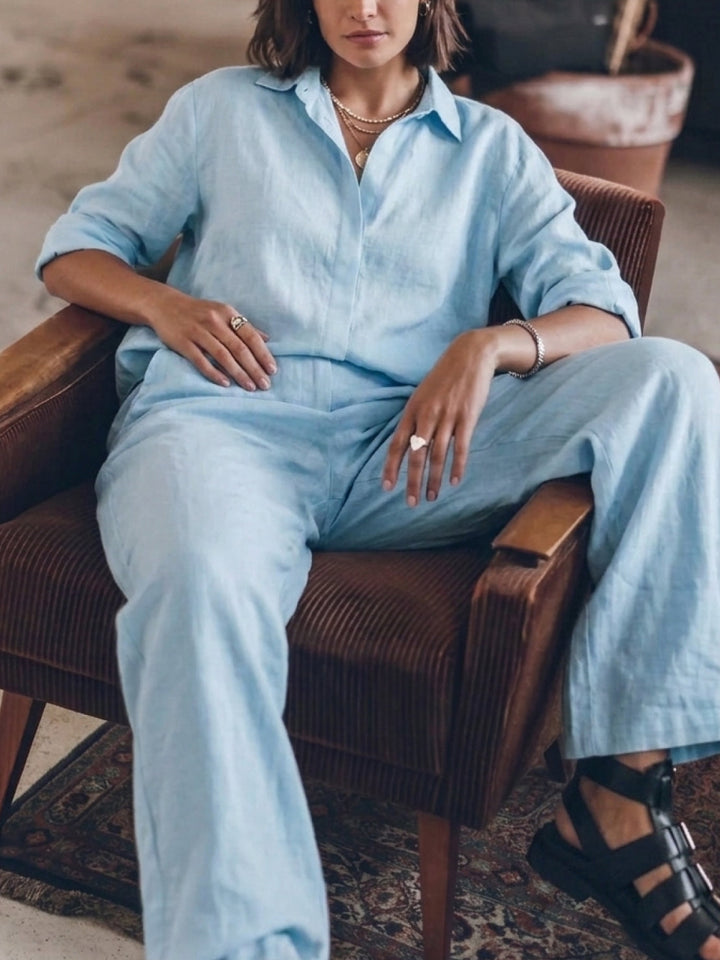 Harper™ | Pure Cotton Relaxed Set