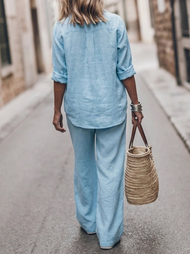 Harper™ | Pure Cotton Relaxed Set