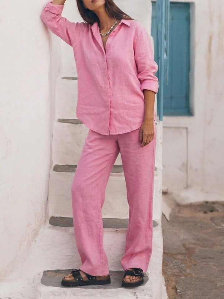 Harper™ | Pure Cotton Relaxed Set