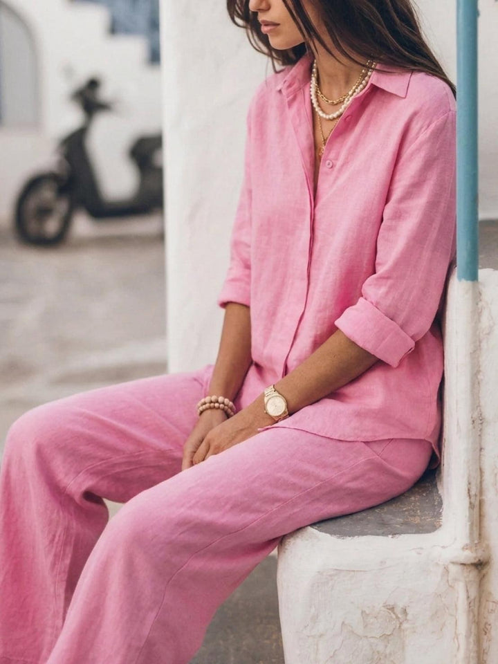 Harper™ | Pure Cotton Relaxed Set