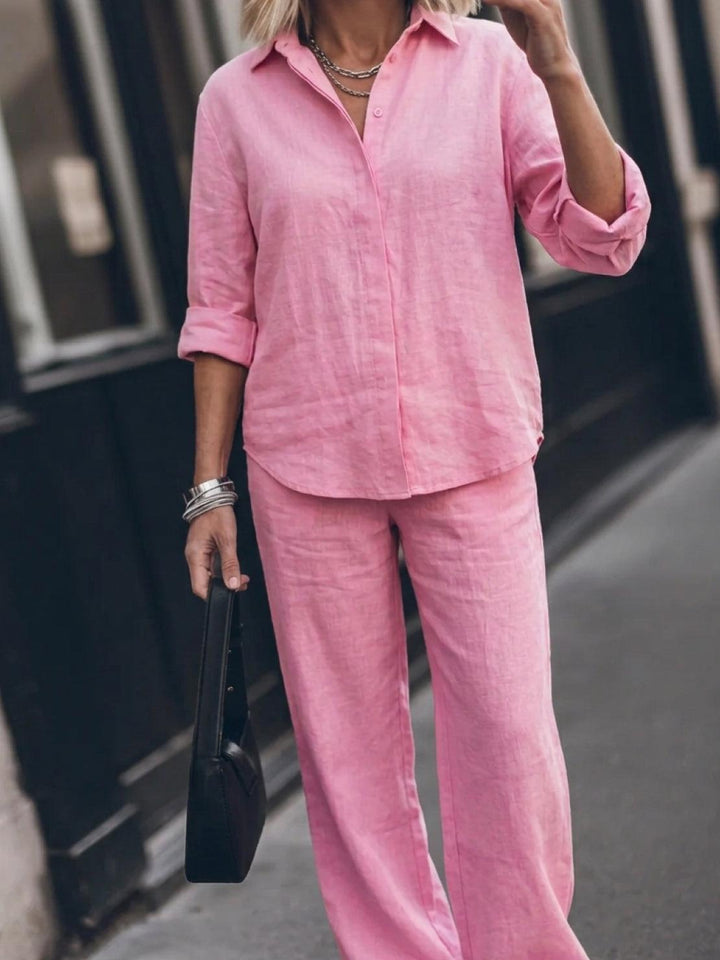 Harper™ | Pure Cotton Relaxed Set