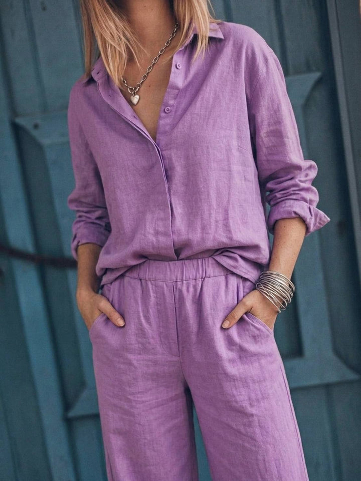 Harper™ | Pure Cotton Relaxed Set