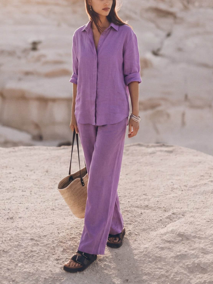 Harper™ | Pure Cotton Relaxed Set