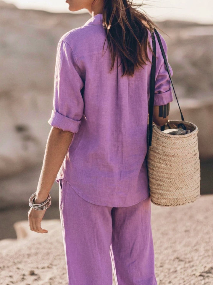 Harper™ | Pure Cotton Relaxed Set