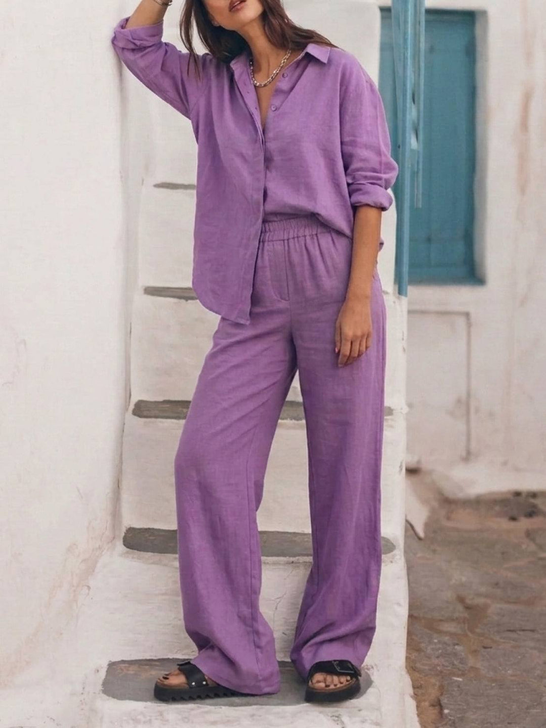 Harper™ | Pure Cotton Relaxed Set