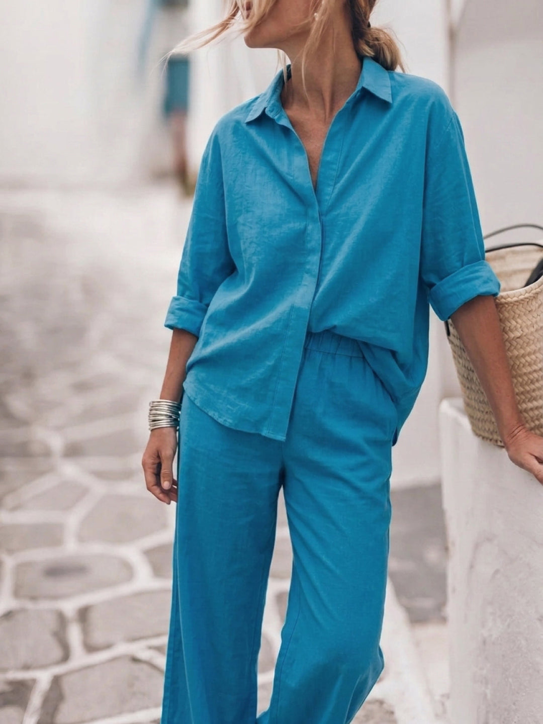 Harper™ | Pure Cotton Relaxed Set