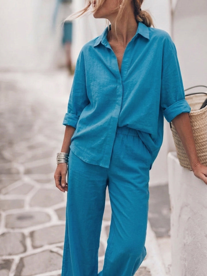 Harper™ | Pure Cotton Relaxed Set