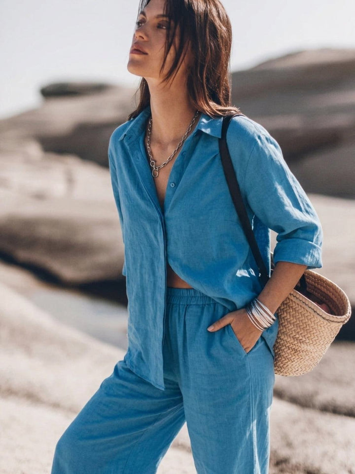 Harper™ | Pure Cotton Relaxed Set